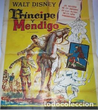 Kino: principe y mendigo afiche walt disney guy williams x2