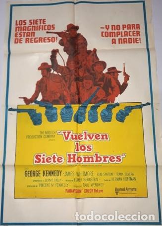 Kino: vuelven los siete hombres afiche george kennedy m13