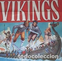 Kino: los vikings afiche kirk douglas tony curtis z31