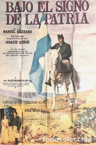 Kino: poster de la pelicula bajo el signo de la patria 742