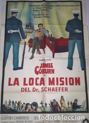 Kino: la loca mision del doctor scharfer afiche james coburn v33