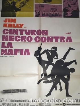 Kino: cintiron negro contra la mafia afiche jim kelly p47