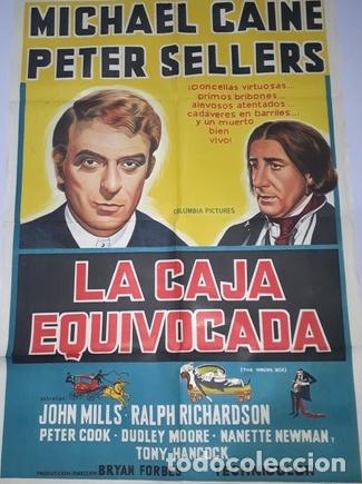 Kino: la caja equivocada afiche peter sellers michael caine y18