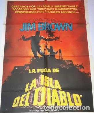 Kino: la isla del diablo afiche jim brown christopher george n2