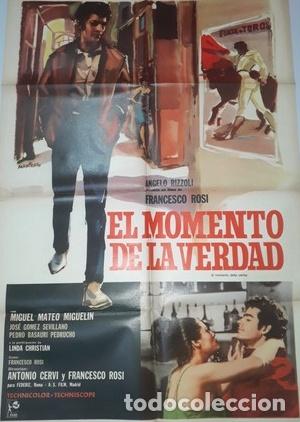 Kino: el momento de la verdad afiche angelo rizzoli frosi u36