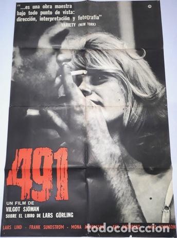Kino: 491 afiche vilgot sjoman lars lind frank soundstrom u16