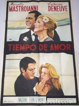 Kino: tiempo de amor afiche marcello mastroianni cdeneuve u7