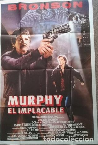 Kino: antiguo afiche de pelicula murphy el implacable 522