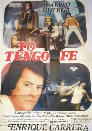 Kino: yo tengo fe afiche palito ortega enrique carreras m11