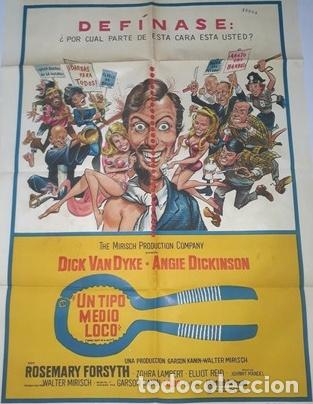 Kino: un tipo medio loco afiche dick van dyke angie dickinson u26