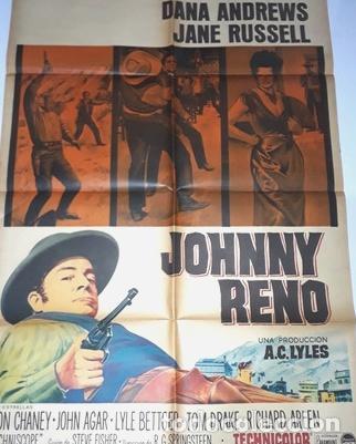 Kino: johnny reno afiche dana andrews jrussell lchaney r16