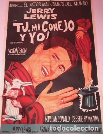 Kino: tu mi conejo y yo afiche jerry lewis mariem mcdonald x9