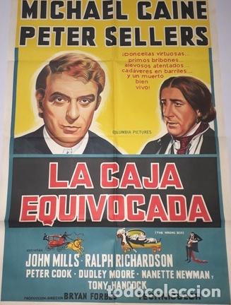 Kino: la caja equivoca afiche michael caine pete sellers y19