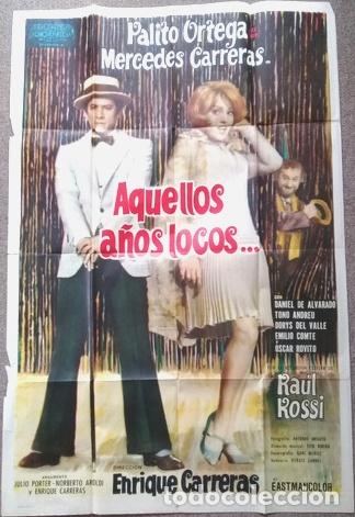 Kino: antiguo afiche de pelicula aquellos anos locos 628