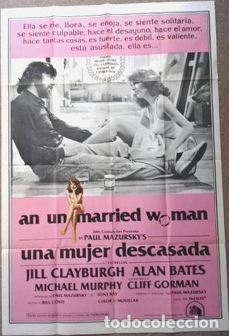 Kino: antiguo afiche de pelicula una mujer descarada 643