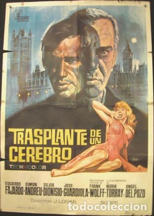 Kino: afiche origial trasplante de un cerebro