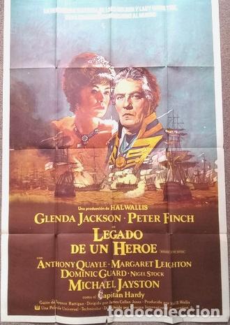 Kino: antiguo afiche de pelicula legado de un heroe 665