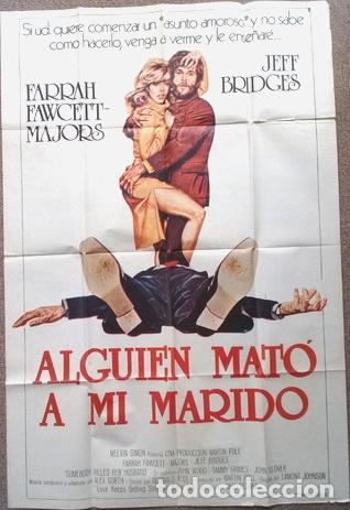Kino: antiguo afiche de pelicula alguien mato a mi marido 510 2