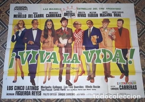 Kino: viva la vida afiche doble portega t merello vrivas i18
