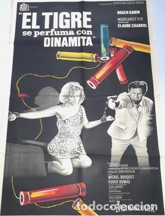 Kino: el tigre se perfuma con dinamita afiche roger hanin j41