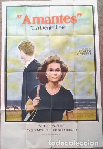 Kino: antiguo afiche de pelicula amantes 593