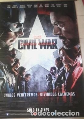 Kino: banner capitan america civil war original de cine unico