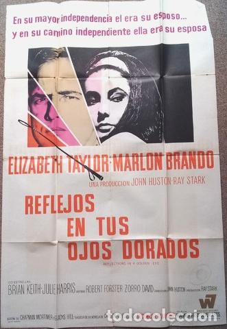 Kino: antiguo afiche de cine reflejos en tus ojos dorados 549