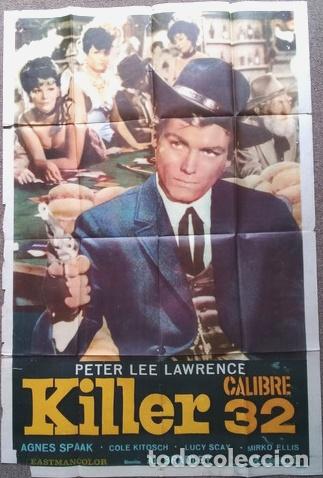 Kino: antiguo afiche de pelicula killer calibre 32 560