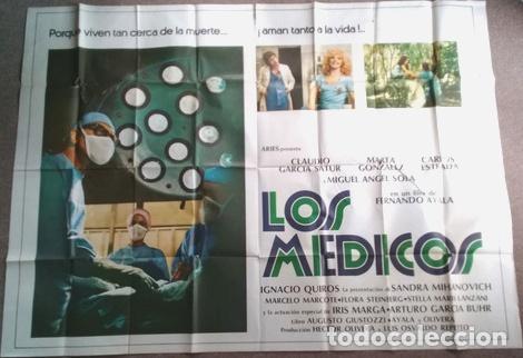Kino: antiguo afiche de pelicula los medicos 636