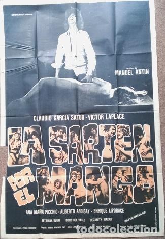 Kino: antiguo afiche de pelicula la sarten por el mango 548