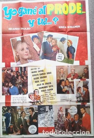 Kino: antiguo afiche de pelicula yo gane el prode y ud 582