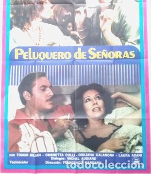 Kino: antiguo afiche de pelicula peluqueros de senoras 697