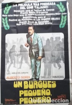 Kino: antiguo afiche de pelicula un burgues pequeno 708