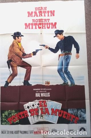 Kino: antiguo afiche de pelicula el poker de la muerte 568