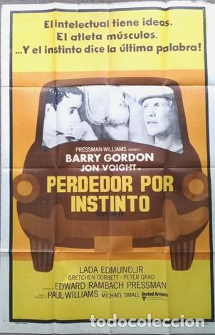 Kino: antiguo afiche de pelicula perdedor por instinto 678