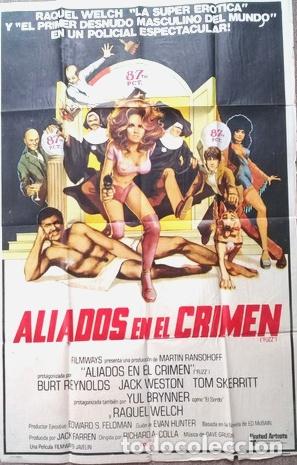 Kino: antiguo afiche de pelicula aliados en el crimen 515