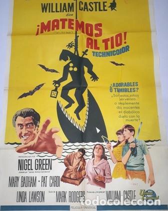 Kino: matemos al tio afiche william castle nigel green t40