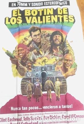 Kino: poster antiguo el botin de los valientes 835