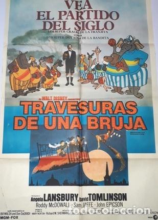 Kino: travesuras de una bruja afiche walt disney alansbury t13