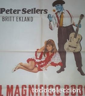 Kino: el magnifico bobo afiche peter sellers britt ekland u34