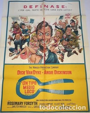 Kino: un tipo medio loco afiche dick van dyke adickinson q47