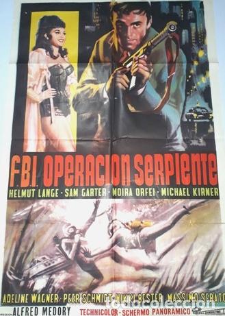 Kino: fbi operacion serpiente afiche hlange sgarter v13