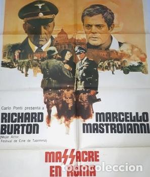 Kino: masacre en roma afiche richard burton mmastroianni v26