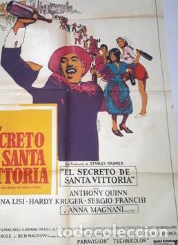 Kino: el secreto de santa vittoria afiche anthony quinn u14