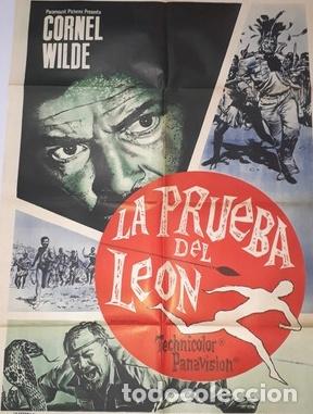 Kino: la prueba del leon afiche cornel wilde ken gampu u23