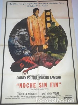 Kino: noche sin fin afiche sidney poitier martin landau u37