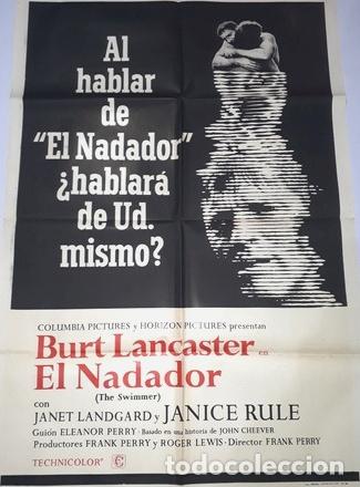 Kino: el nadador afiche burt lancaster janet landgard z37