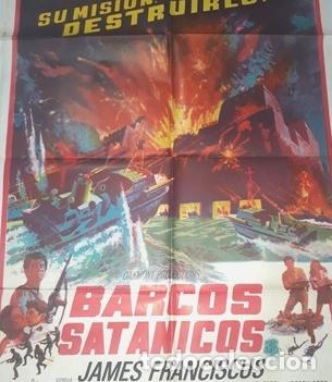 Kino: barcos satanicos afiche james franciscus fcordell l27