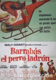 Kino: barrabas el perro ladron afiche walt disney u9