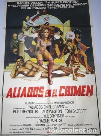 Kino: aliados en el crimen afiche burt reynolds t30